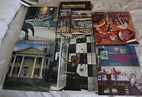 All six books laid out showing front covers