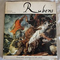 Front cover of Rubens book with dust jacket