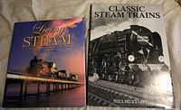 Both book covers showing titles and authors