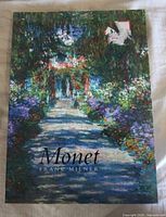 Front cover showing title Monet and author Frank Milner