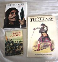 Front covers of the three books