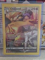 Front of sleeved Charizard TG03/TG30 card