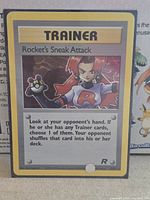 Front of Rocket's Sneak Attack card in sleeve