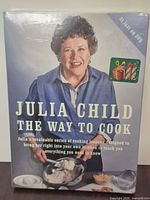 Front of sealed DVD box showing Julia Child image and title
