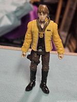 Front view of Luke Skywalker action figure standing upright