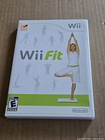 Front of Wii Fit game case