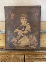 Full view of reproduction canvas painting