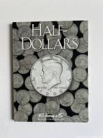 Front cover of the H.E. Harris Half-Dollars folder