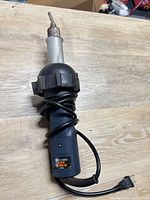 Full view of plastic welder showing body, cord, nozzle