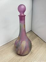 Full view of Rueven glass decanter with stopper