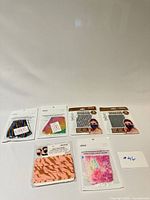 Six individually packaged Ardene masks displayed