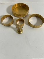 five separate components laid out