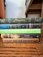 Spine view of all five hardcover books