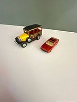 Top view of both cars showing color and style