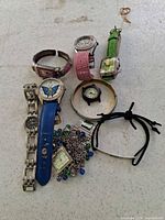 Group view of all watches and bracelets