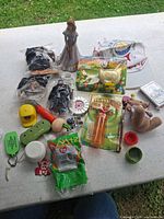All items laid out on table