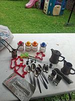 Group shot showing all items on table