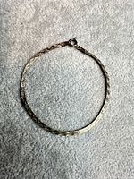Full view of 800 silver textured chain necklace