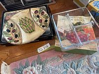 Both boxed serving dishes side by side