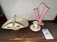 All three Weller ceramic pieces together