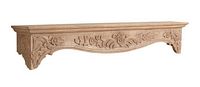Stock image showing full carved shelf profile