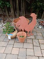 All four items grouped on patio