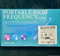Box top displaying Portable High Frequency LZ-006A labeling