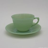Cup on saucer, full view
