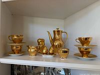 Entire set displayed on shelf