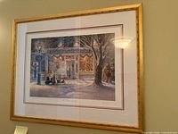 Front view of framed Trisha Romance limited edition print
