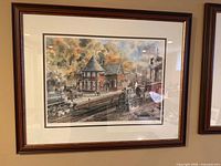 Framed print of Orangeville station scene