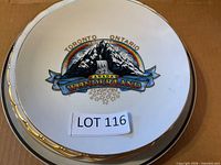 Canada’s Wonderland souvenir plate, upper view
