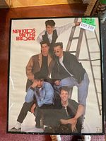 Full frontal view of framed poster