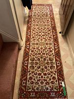 Full view of runner laid on floor