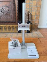 Complete monitor stand with hardware pack and manual