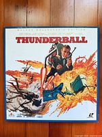 Front of blue slipcase with Thunderball artwork and title
