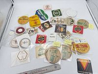 Full layout of all coasters spread out, showing quantity and variety