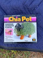Front of sealed Chia Pet Puppy planter retail box