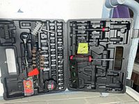 open case displaying full tool assortment