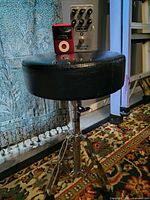 Drum throne, MXR pedal, iPod on seat