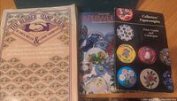 Front covers of the three paperback books