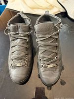 Top view of both sneakers showing lacing and tongue