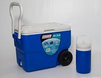 Cooler and jug front view