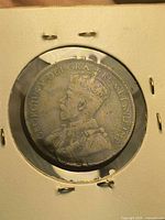 Obverse showing King George V portrait