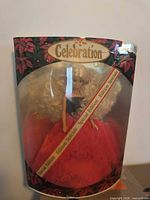 Front view of sealed Celebration Barbie box
