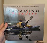 Front cover of the "Kayaking in Paradise" hardcover book