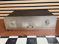 Front view of amplifier showing full faceplate