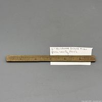 Front view showing full imperial scale 0-6 inches
