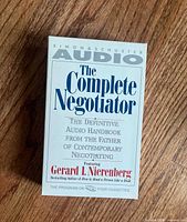 Front view of boxed Simon & Schuster Audio The Complete Negotiator set