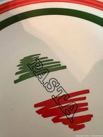 interior design showing PASTA text with flag motif